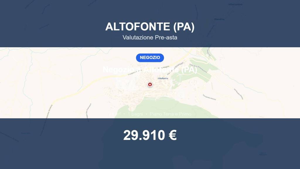 negozio in vendita ad Altofonte