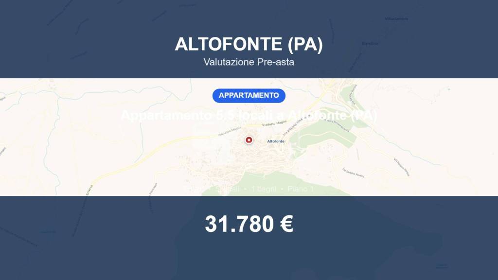 appartamento in vendita ad Altofonte