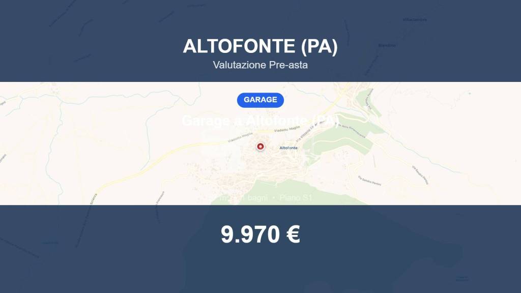 locale di sgombero in vendita ad Altofonte