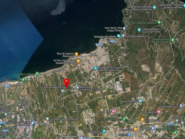 terreno agricolo in vendita a Bagheria in zona Aspra