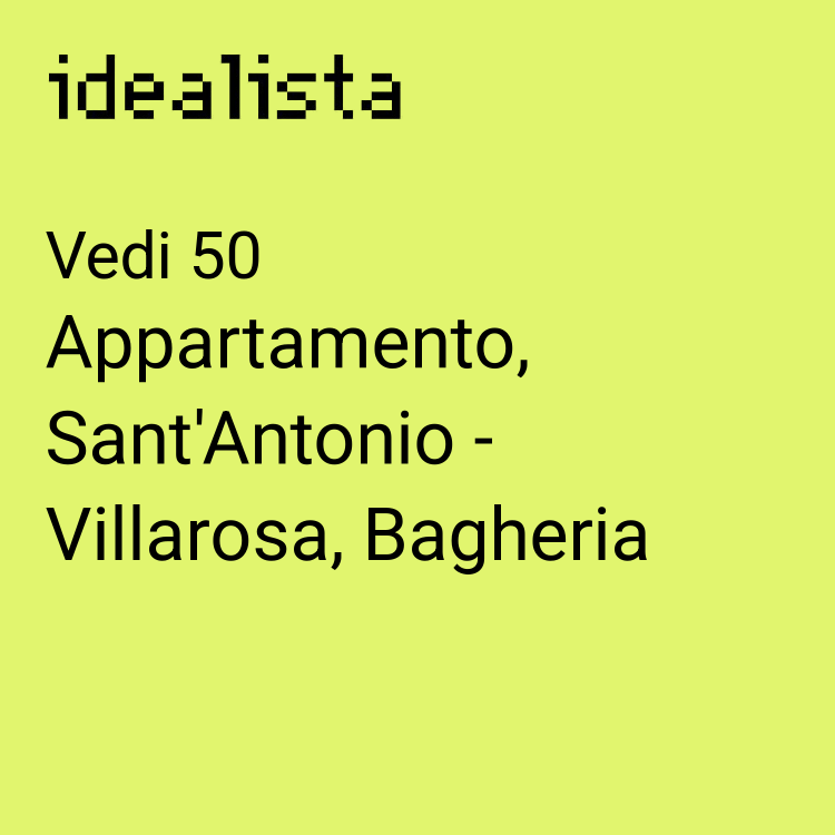 appartamento in vendita a Bagheria