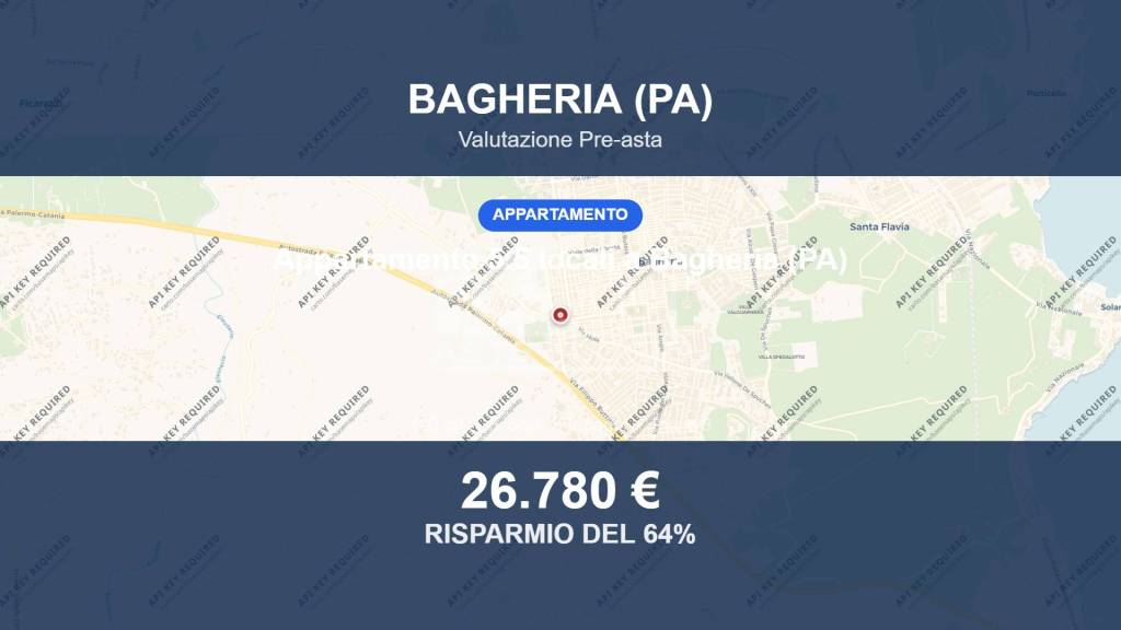 appartamento in vendita a Bagheria