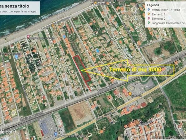 terreno edificabile in vendita a Campofelice di Roccella