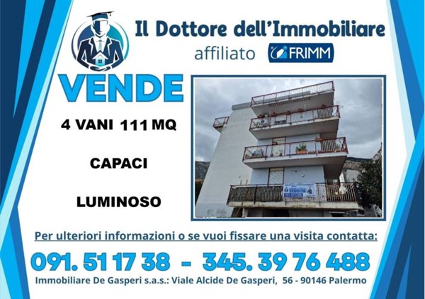 appartamento in vendita a Capaci