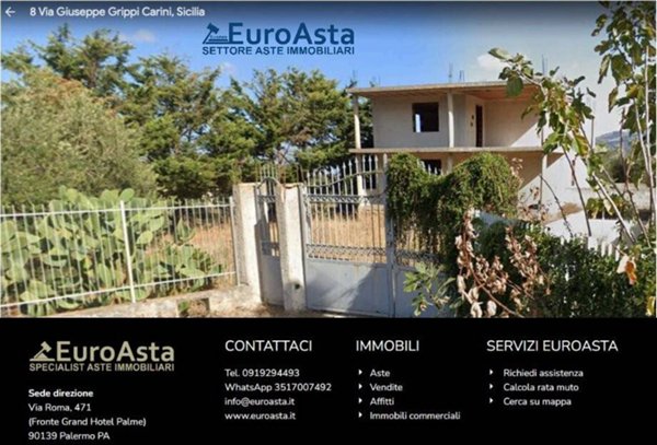 casa indipendente in vendita a Carini
