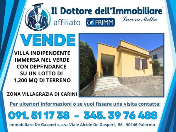 casa indipendente in vendita a Carini in zona Villagrazia di Carini