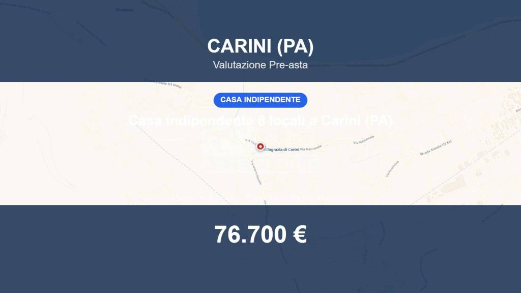 casa indipendente in vendita a Carini in zona Villagrazia di Carini