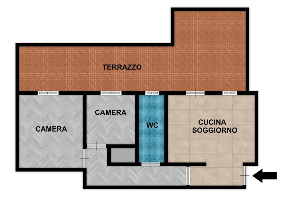 appartamento in vendita a Monreale