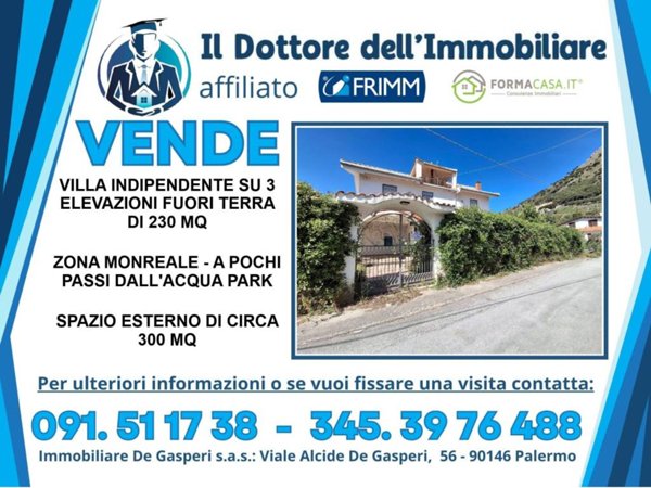 casa indipendente in vendita a Monreale