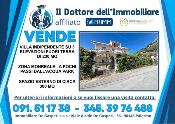 casa indipendente in vendita a Monreale