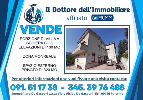 casa indipendente in vendita a Monreale in zona Pietre Mole