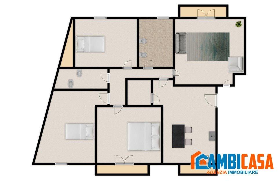 appartamento in vendita a Monreale in zona Pioppo