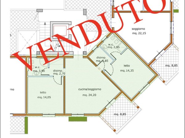 appartamento in vendita a Monreale