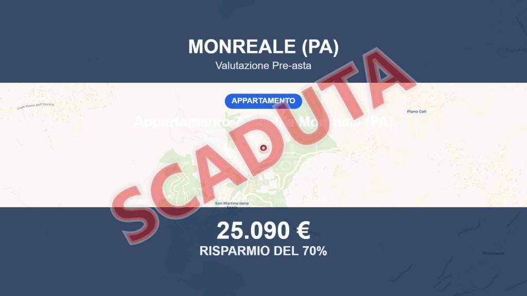 appartamento in vendita a Monreale in zona San Martino delle Scale