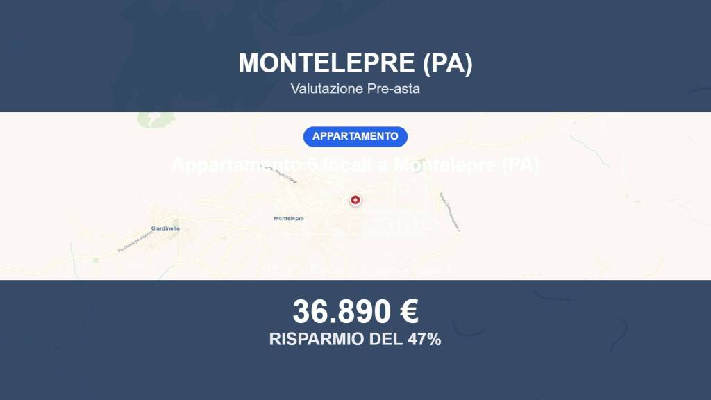appartamento in vendita a Montelepre