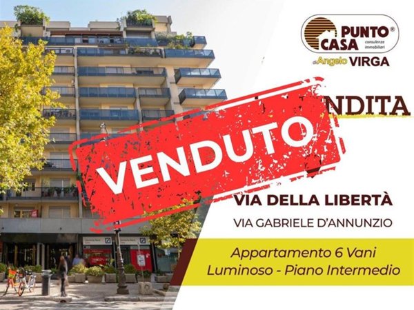 appartamento in vendita a Palermo in zona Libertà