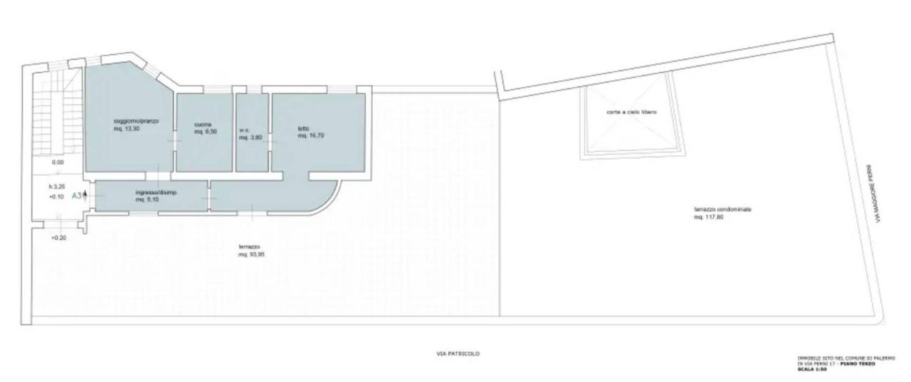 appartamento in vendita a Palermo in zona Montegrappa / Santa Rosalia