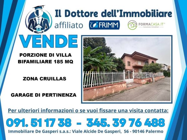casa indipendente in vendita a Palermo in zona Cruillas