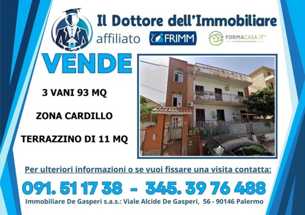 appartamento in vendita a Palermo in zona Tommaso Natale