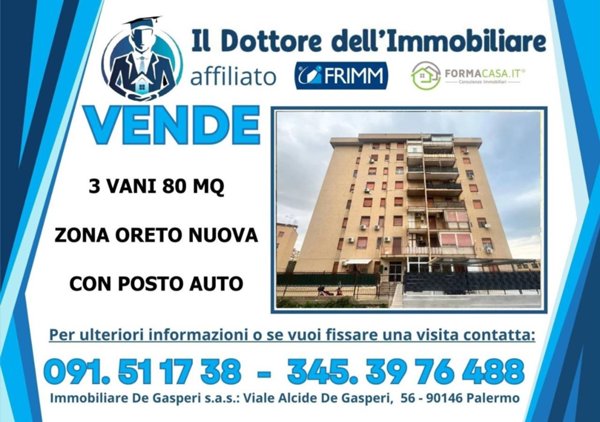 appartamento in vendita a Palermo in zona Croceverde