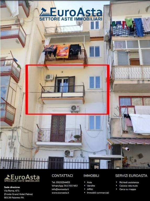 appartamento in vendita a Palermo in zona Arenella/Vergine Maria