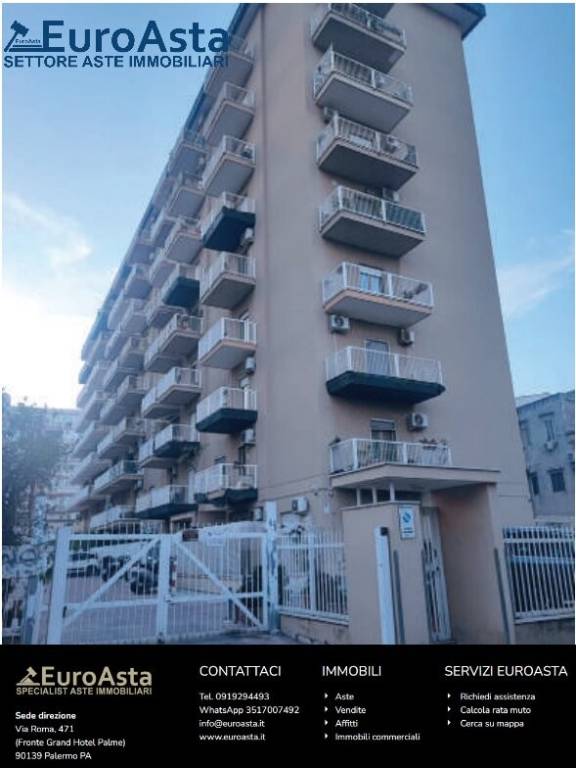 appartamento in vendita a Palermo in zona Zisa