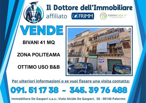 appartamento in vendita a Palermo in zona Montepellegrino