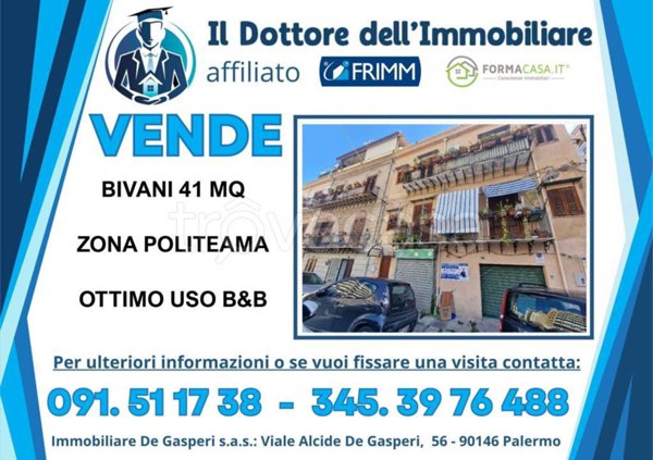 appartamento in vendita a Palermo in zona Centro storico