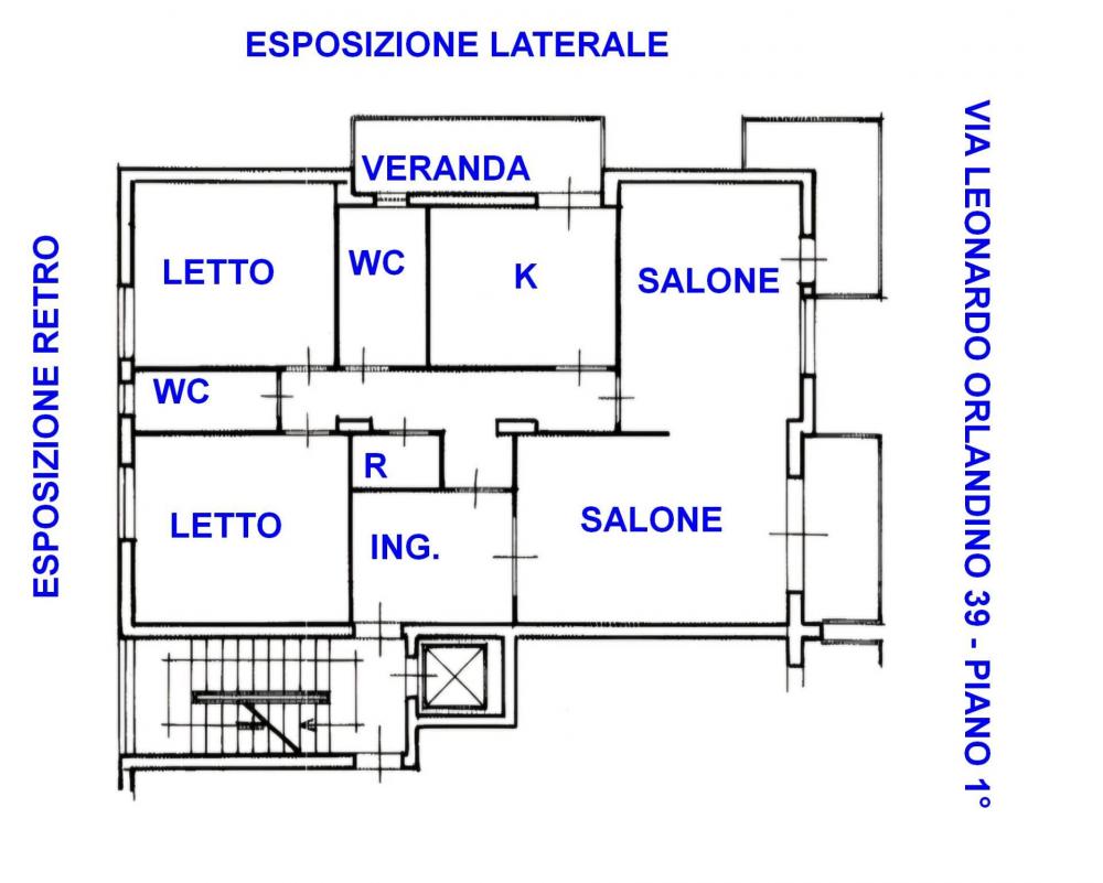 appartamento in vendita a Palermo in zona Resuttana