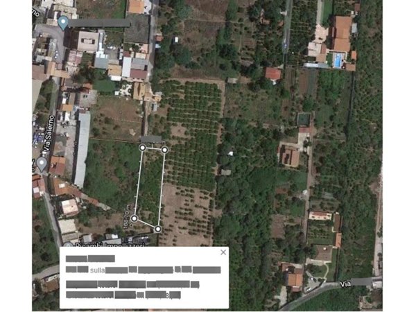 terreno agricolo in vendita a Palermo in zona Cruillas