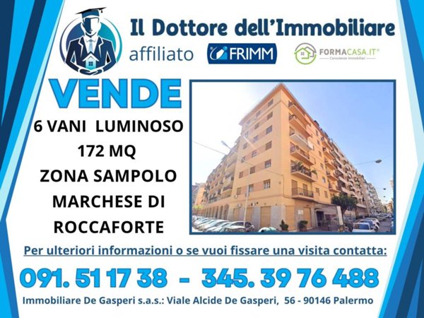appartamento in vendita a Palermo in zona Libertà
