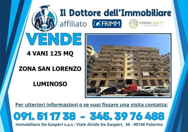 appartamento in vendita a Palermo in zona Resuttana