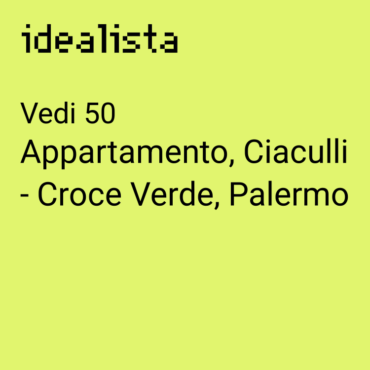 appartamento in vendita a Palermo in zona Croceverde