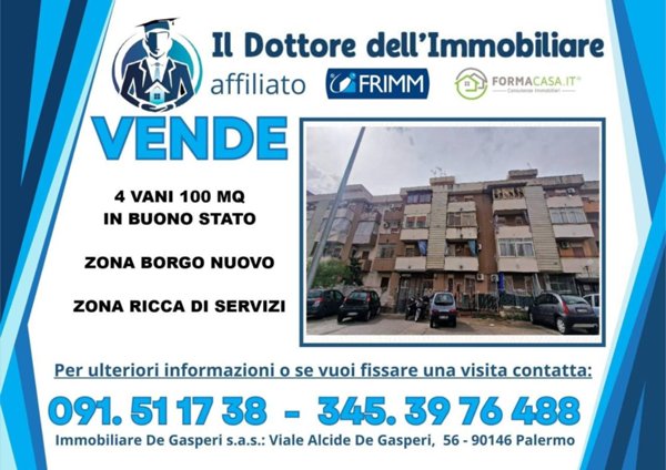 appartamento in vendita a Palermo in zona Cruillas