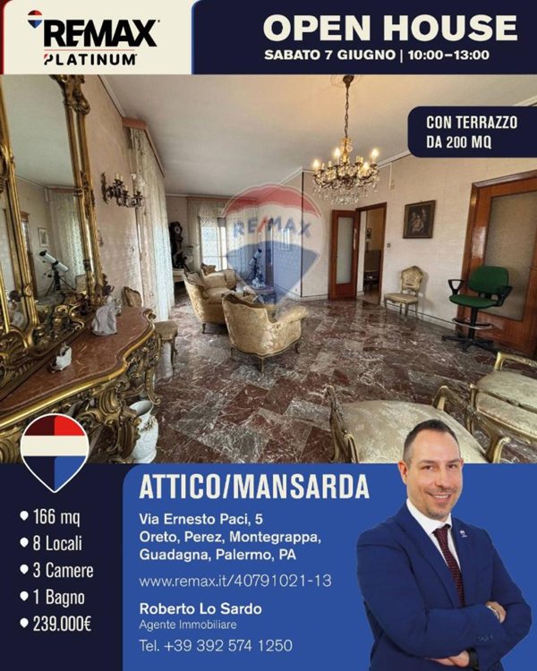 appartamento in vendita a Palermo in zona Libertà