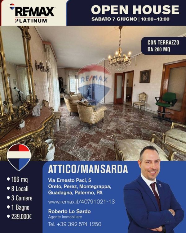 appartamento in vendita a Palermo in zona Libertà