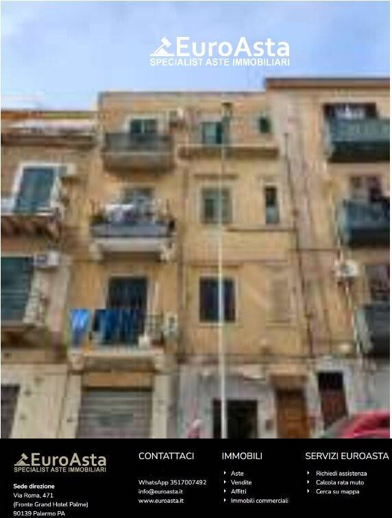appartamento in vendita a Palermo in zona Zisa