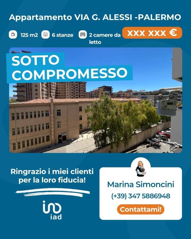 appartamento in vendita a Palermo in zona Montepellegrino