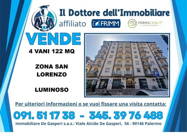 appartamento in vendita a Palermo in zona San Lorenzo