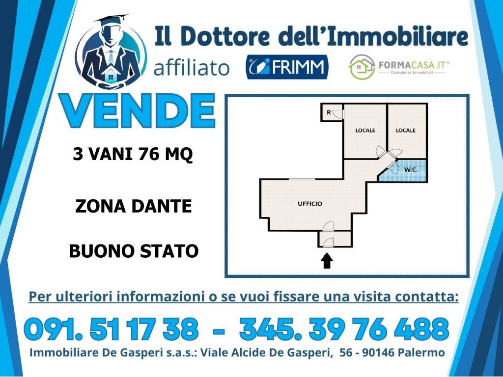 appartamento in vendita a Palermo in zona Malaspina/Palagonia