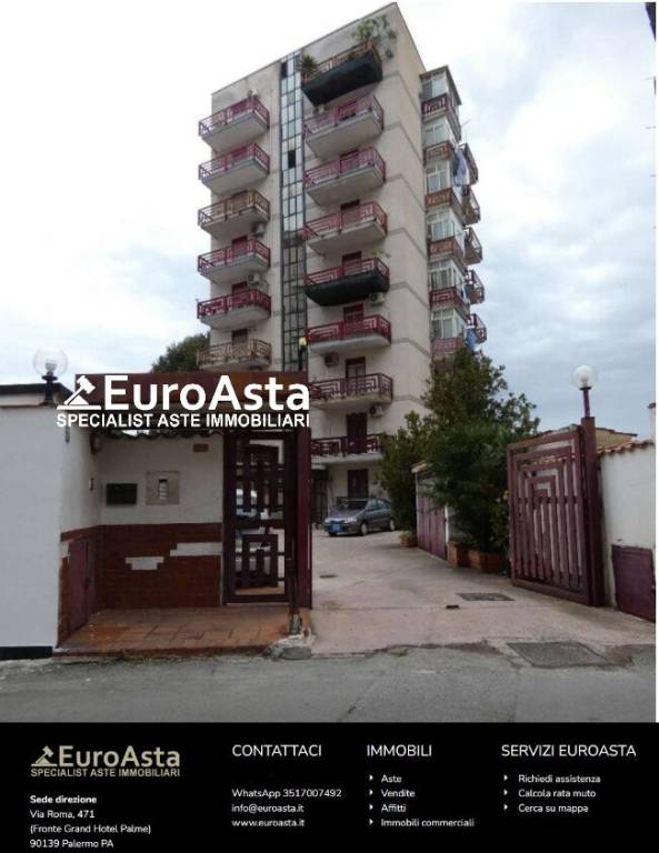 appartamento in vendita a Palermo in zona Montegrappa / Santa Rosalia
