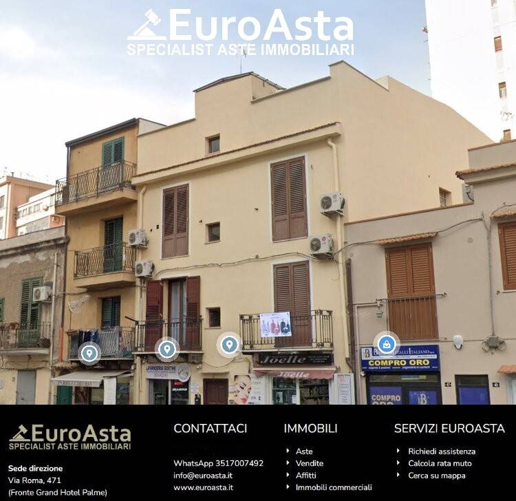 appartamento in vendita a Palermo in zona Malaspina/Palagonia