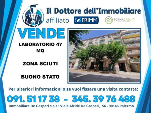negozio in vendita a Palermo in zona Politeama