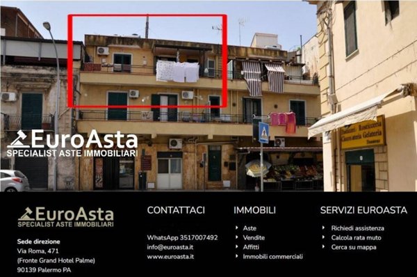 appartamento in vendita a Palermo in zona Croceverde