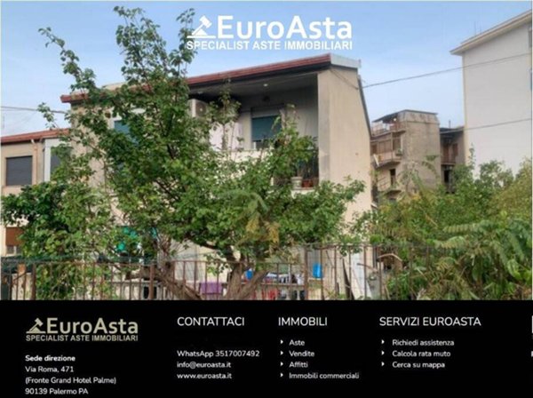 appartamento in vendita a Palermo in zona Boccadifalco