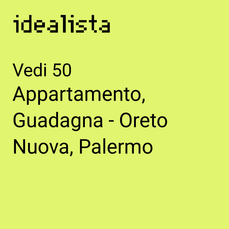 appartamento in vendita a Palermo in zona Oreto