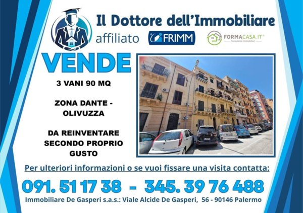 appartamento in vendita a Palermo in zona Zisa