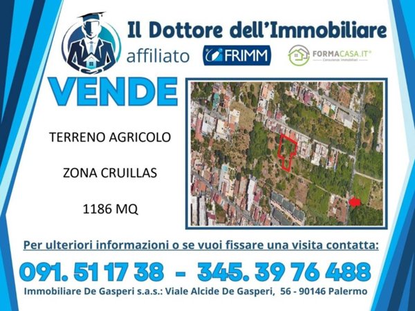 terreno agricolo in vendita a Palermo in zona Cruillas