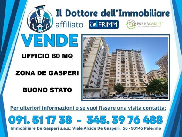 ufficio in vendita a Palermo in zona Libertà
