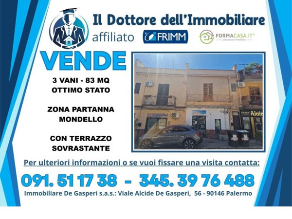 appartamento in vendita a Palermo in zona Partanna